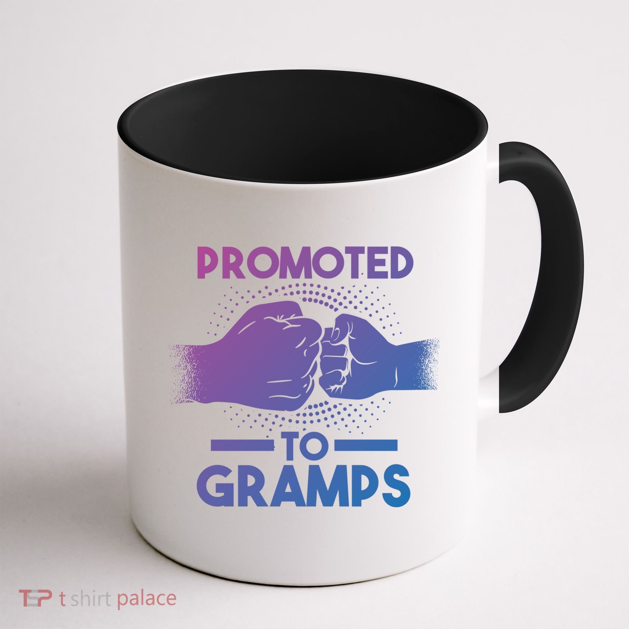 Promoted To Gramps Grandpa Cool Gift Coffee Mug