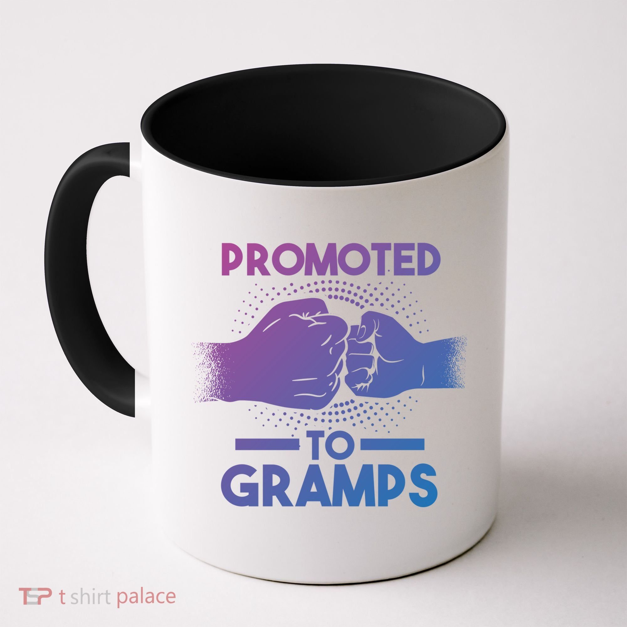 Promoted To Gramps Grandpa Cool Gift Coffee Mug