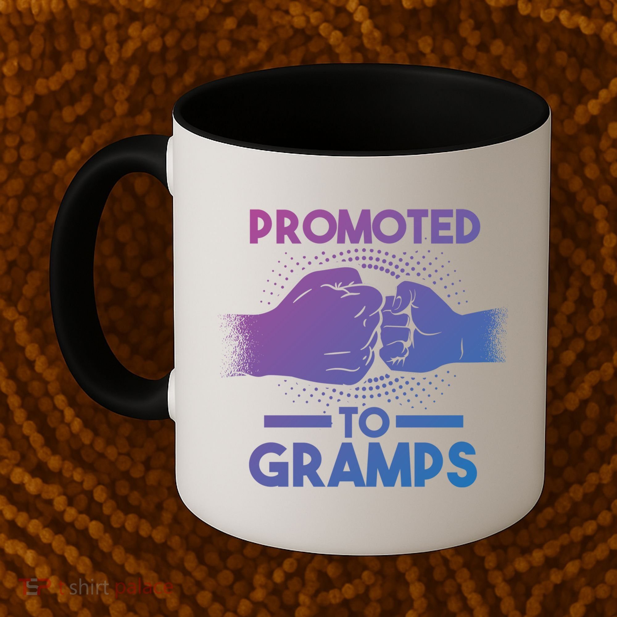 Promoted To Gramps Grandpa Cool Gift Coffee Mug