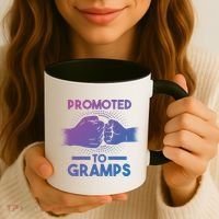 Promoted To Gramps Grandpa Cool Gift Coffee Mug thumb 3