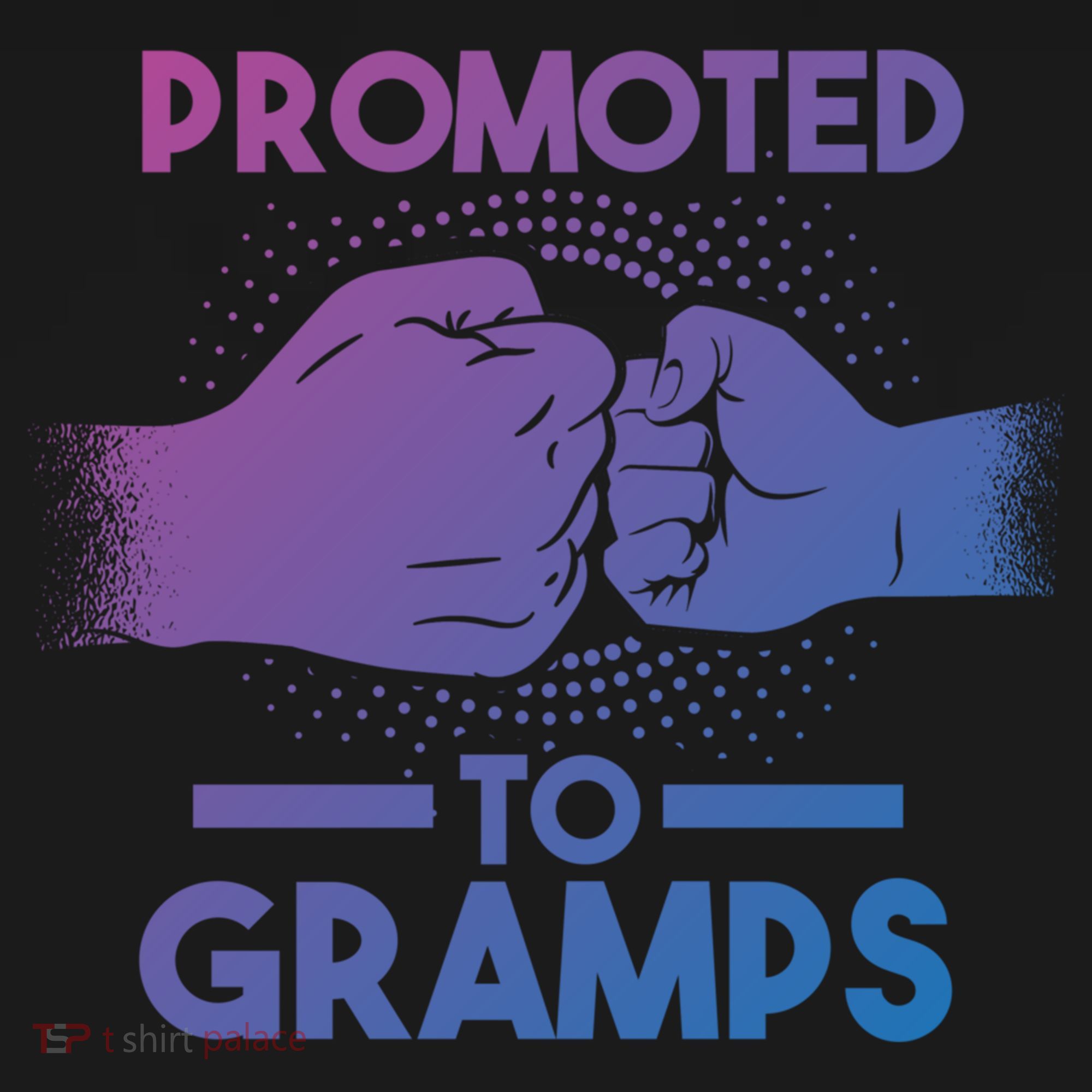 Promoted To Gramps Grandpa Cool Gift Pajama Set