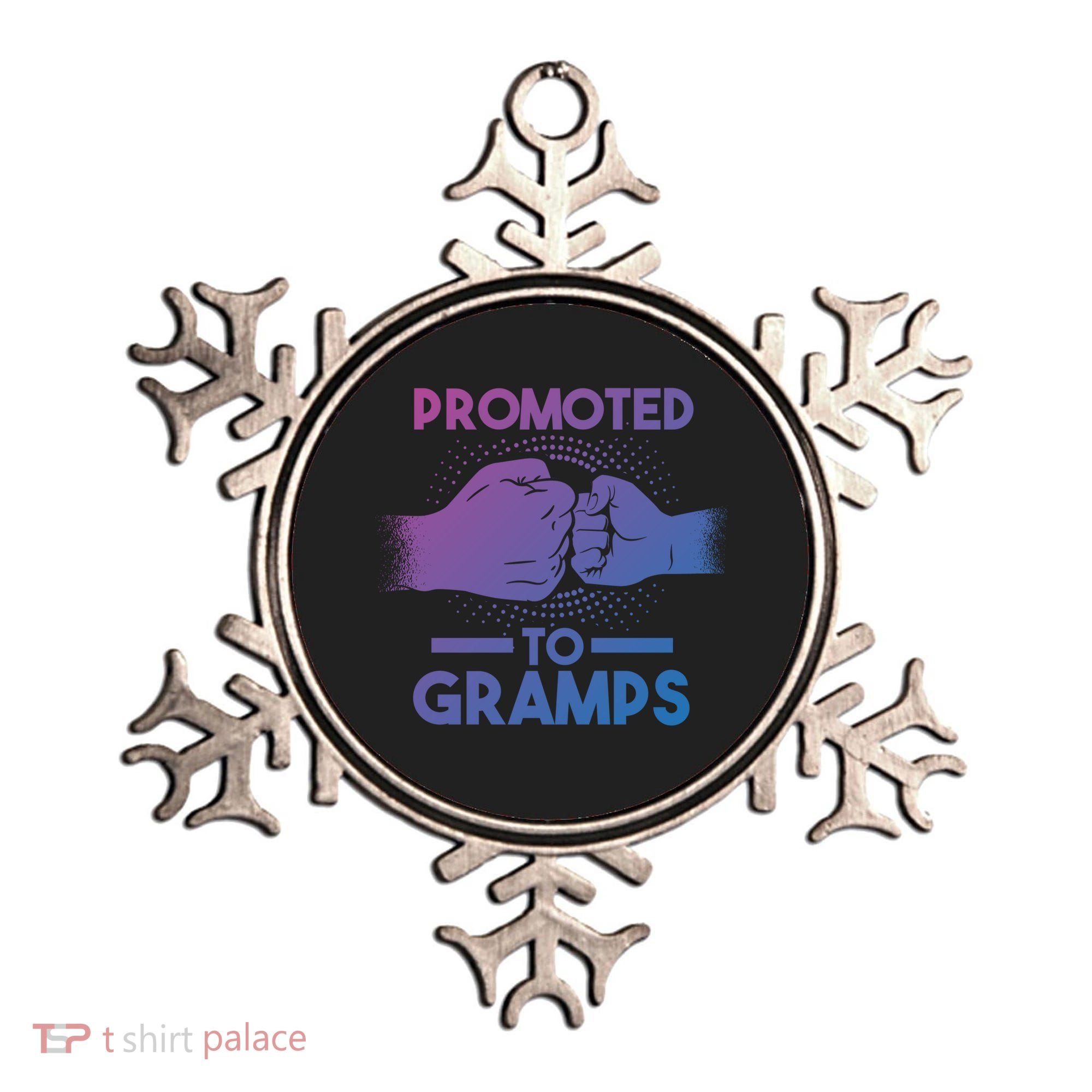 Promoted To Gramps Grandpa Cool Gift Ornament