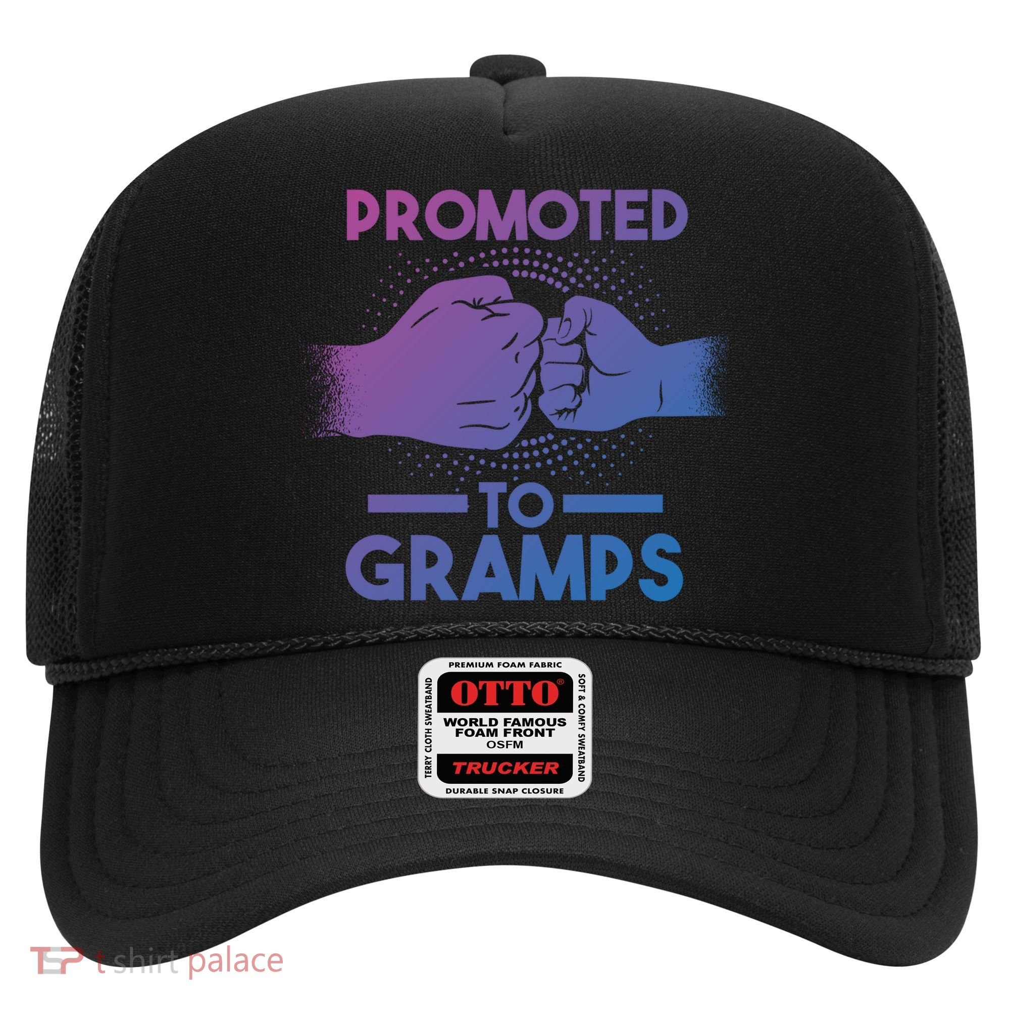 Promoted To Gramps Grandpa Cool Gift Hat