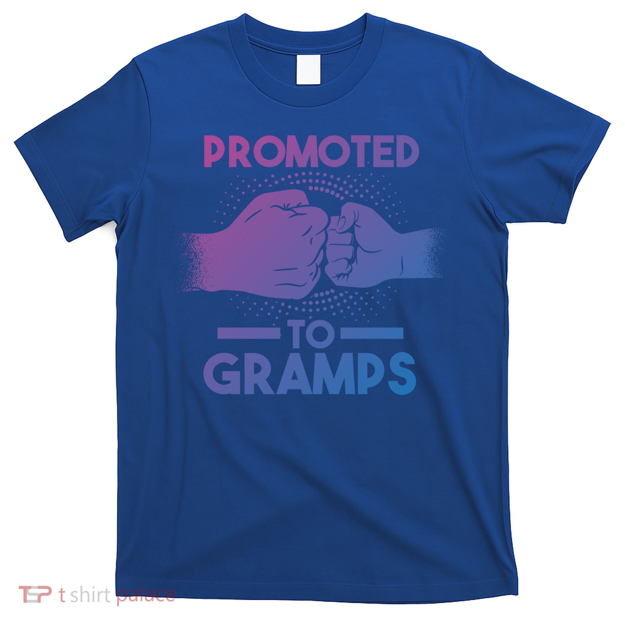 Promoted To Gramps Grandpa Cool Gift T-Shirt