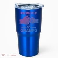 Promoted To Gramps Grandpa Cool Gift Tumbler thumb 0