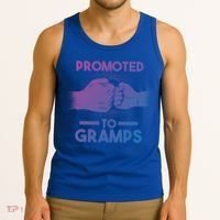 Promoted To Gramps Grandpa Cool Gift Tank Top thumb 3