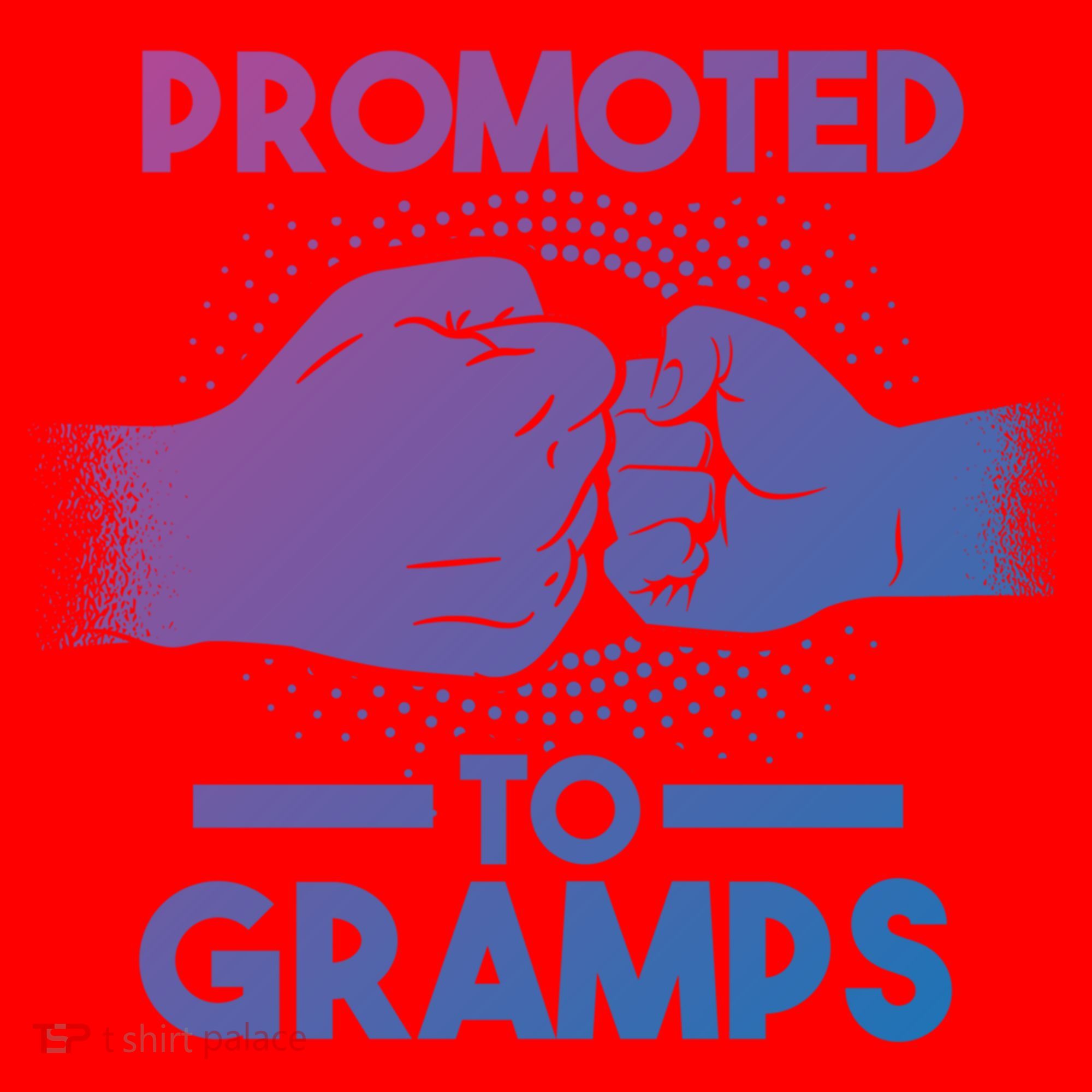 Promoted To Gramps Grandpa Cool Gift Santa Hat