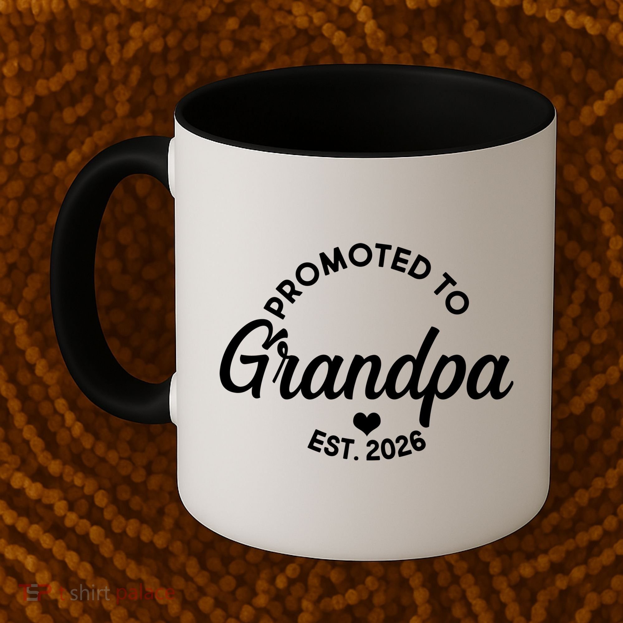 Promoted To Grandpa EST 2026 Coffee Mug