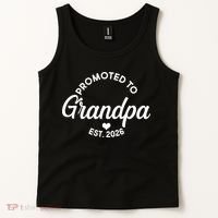 Promoted To Grandpa EST 2026 Tank Top thumb 2