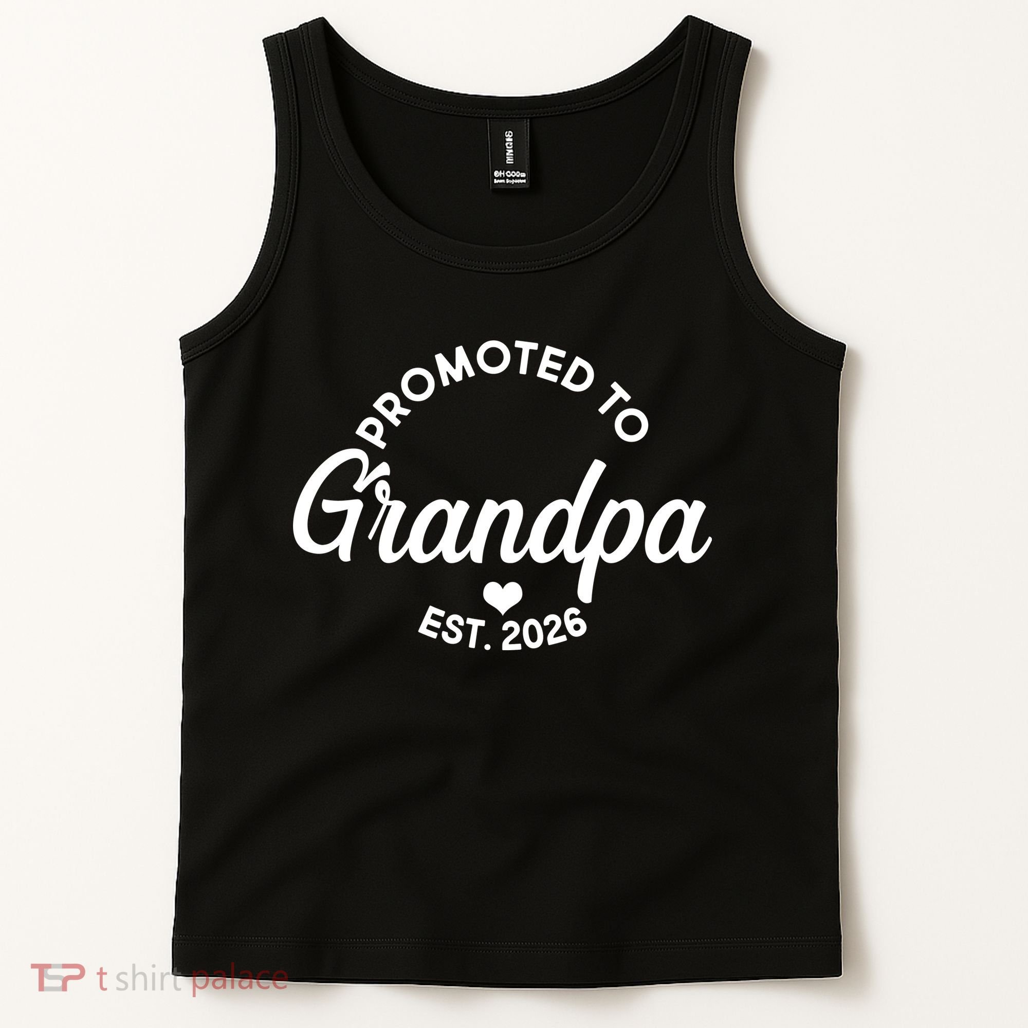 Promoted To Grandpa EST 2026 Tank Top