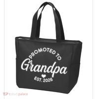 Promoted To Grandpa EST 2026 Tote Bag thumb 3