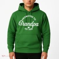 Promoted To Grandpa EST 2026 Hoodie thumb 2