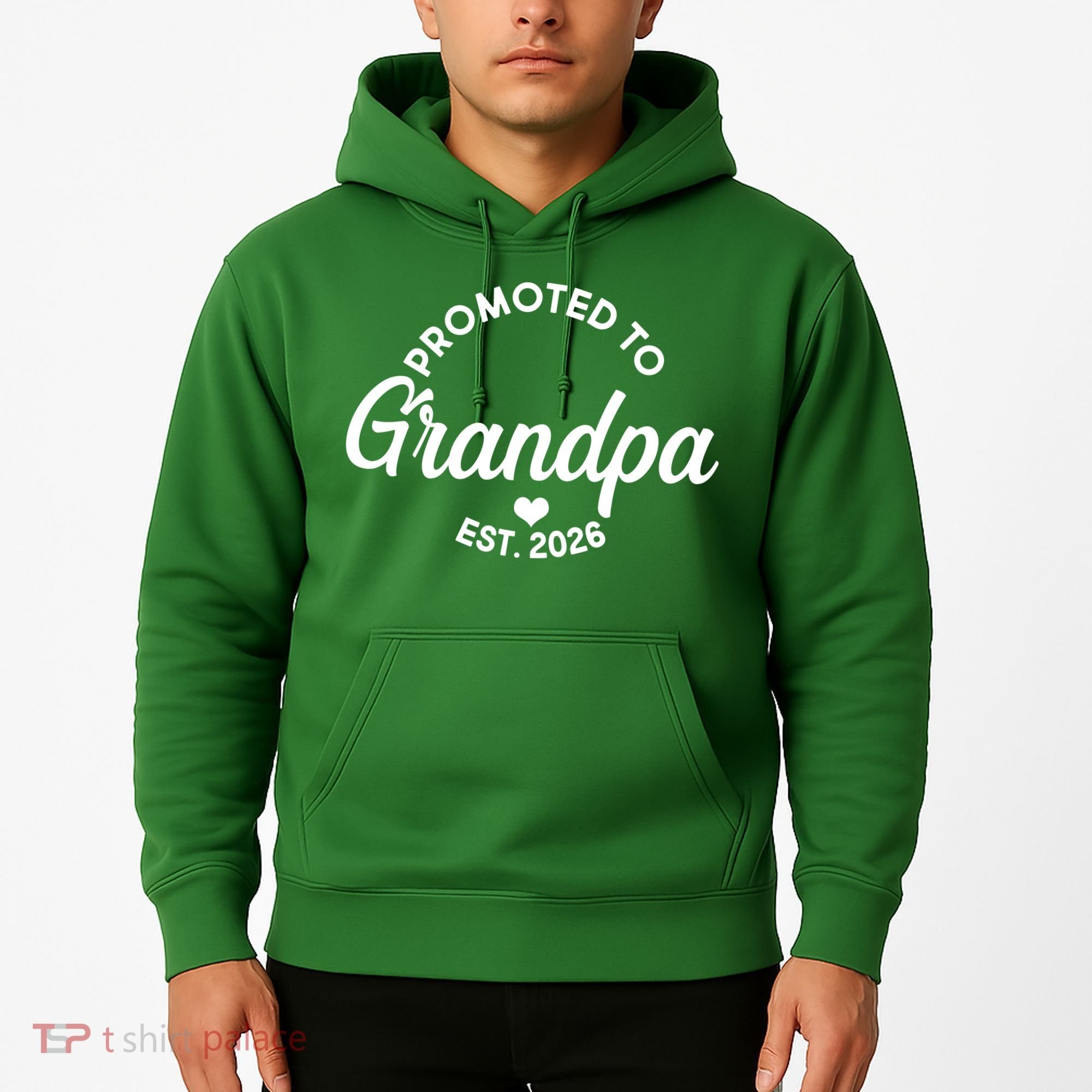 Promoted To Grandpa EST 2026 Hoodie