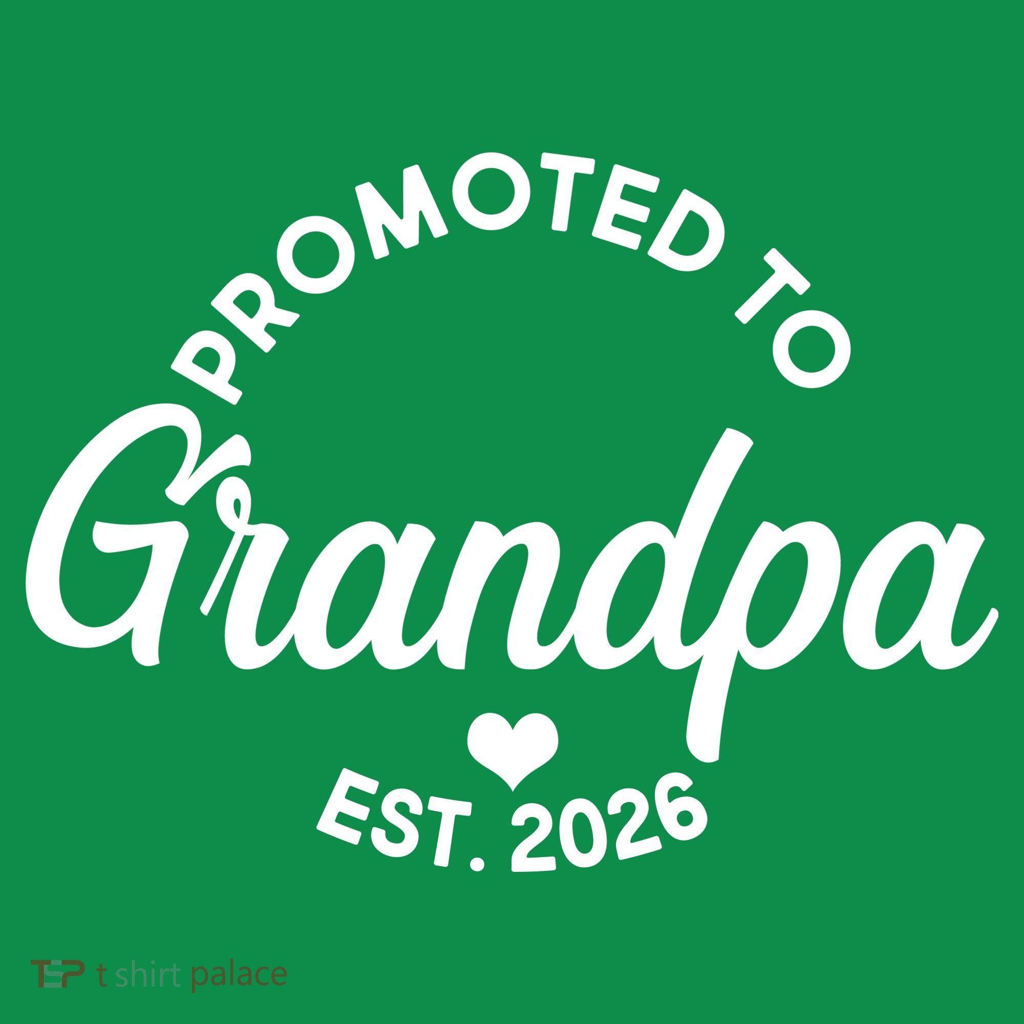 Promoted To Grandpa EST 2026 Long Sleeve Shirt