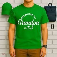 Promoted To Grandpa EST 2026 T-Shirt thumb 6