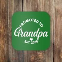 Promoted To Grandpa EST 2026 Coaster thumb 0