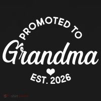 Promoted To Grandma EST 2026 Women's Hoodie thumb 2