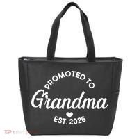 Promoted To Grandma EST 2026 Tote Bag thumb 0