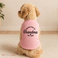 Promoted To Grandma EST 2026 Doggie Tank thumb 2