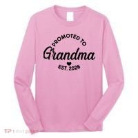 Promoted To Grandma EST 2026 Long Sleeve Shirt thumb 0