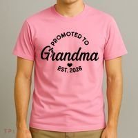 Promoted To Grandma EST 2026 T-Shirt thumb 3