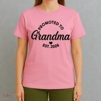 Promoted To Grandma EST 2026 T-Shirt thumb 4