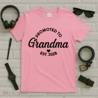 Promoted To Grandma EST 2026 T-Shirt thumb 5
