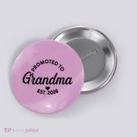 Promoted To Grandma EST 2026 Button thumb 0