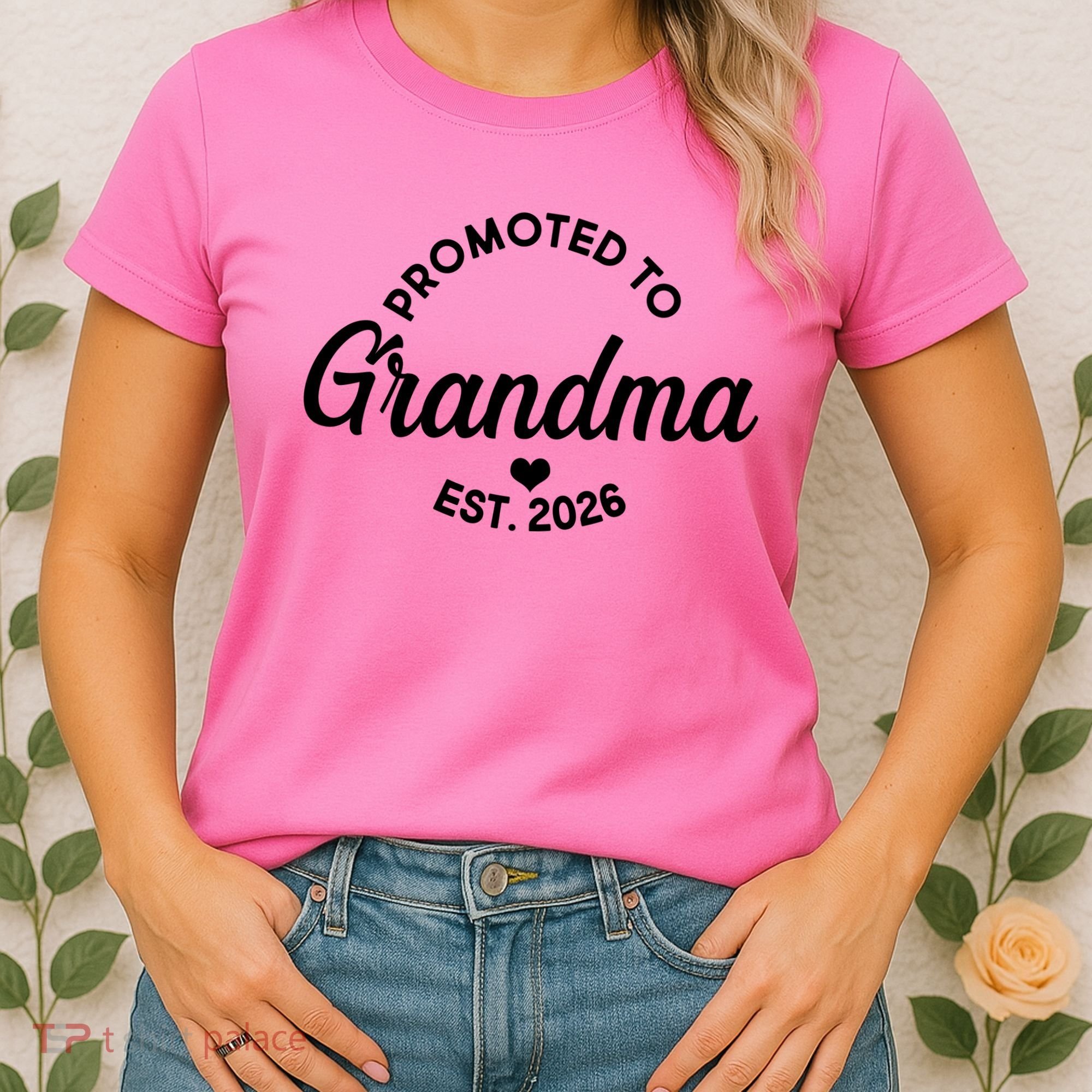 Promoted To Grandma EST 2026 Women's T-Shirt