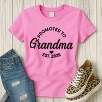 Promoted To Grandma EST 2026 Women's T-Shirt thumb 3
