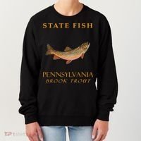 Pennsylvania Territory Game Fish The Brook Trout Women's Sweatshirt thumb 0