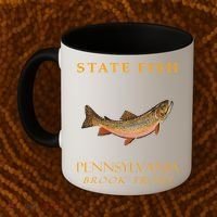 Pennsylvania Territory Game Fish The Brook Trout Coffee Mug thumb 2