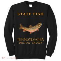 Pennsylvania Territory Game Fish The Brook Trout Tall Sweatshirt thumb 0