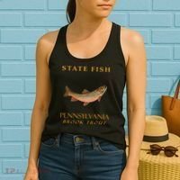 Pennsylvania Territory Game Fish The Brook Trout Women's Tank Top thumb 2