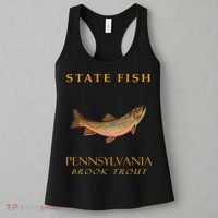 Pennsylvania Territory Game Fish The Brook Trout Women's Tank Top thumb 3