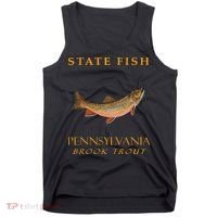 Pennsylvania Territory Game Fish The Brook Trout Tank Top thumb 0