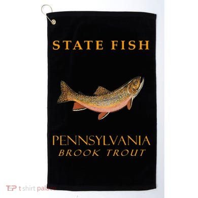 Pennsylvania Territory Game Fish The Brook Trout Golf Towel