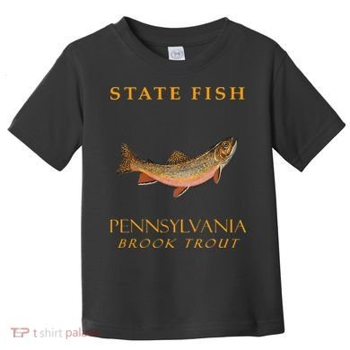 Pennsylvania Territory Game Fish The Brook Trout Toddler T-Shirt