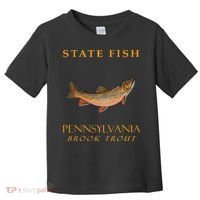 Pennsylvania Territory Game Fish The Brook Trout Toddler T-Shirt thumb 0