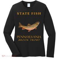 Pennsylvania Territory Game Fish The Brook Trout Women's Long Sleeve Shirt thumb 0