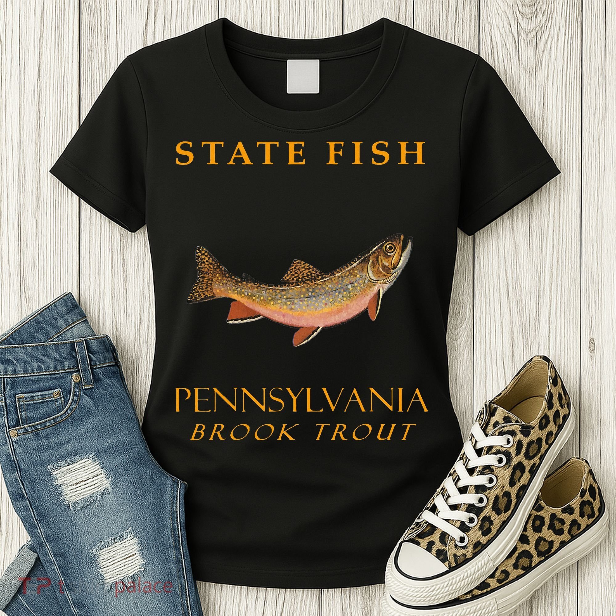 Pennsylvania Territory Game Fish The Brook Trout Women's T-Shirt
