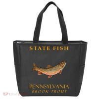 Pennsylvania Territory Game Fish The Brook Trout Tote Bag thumb 0