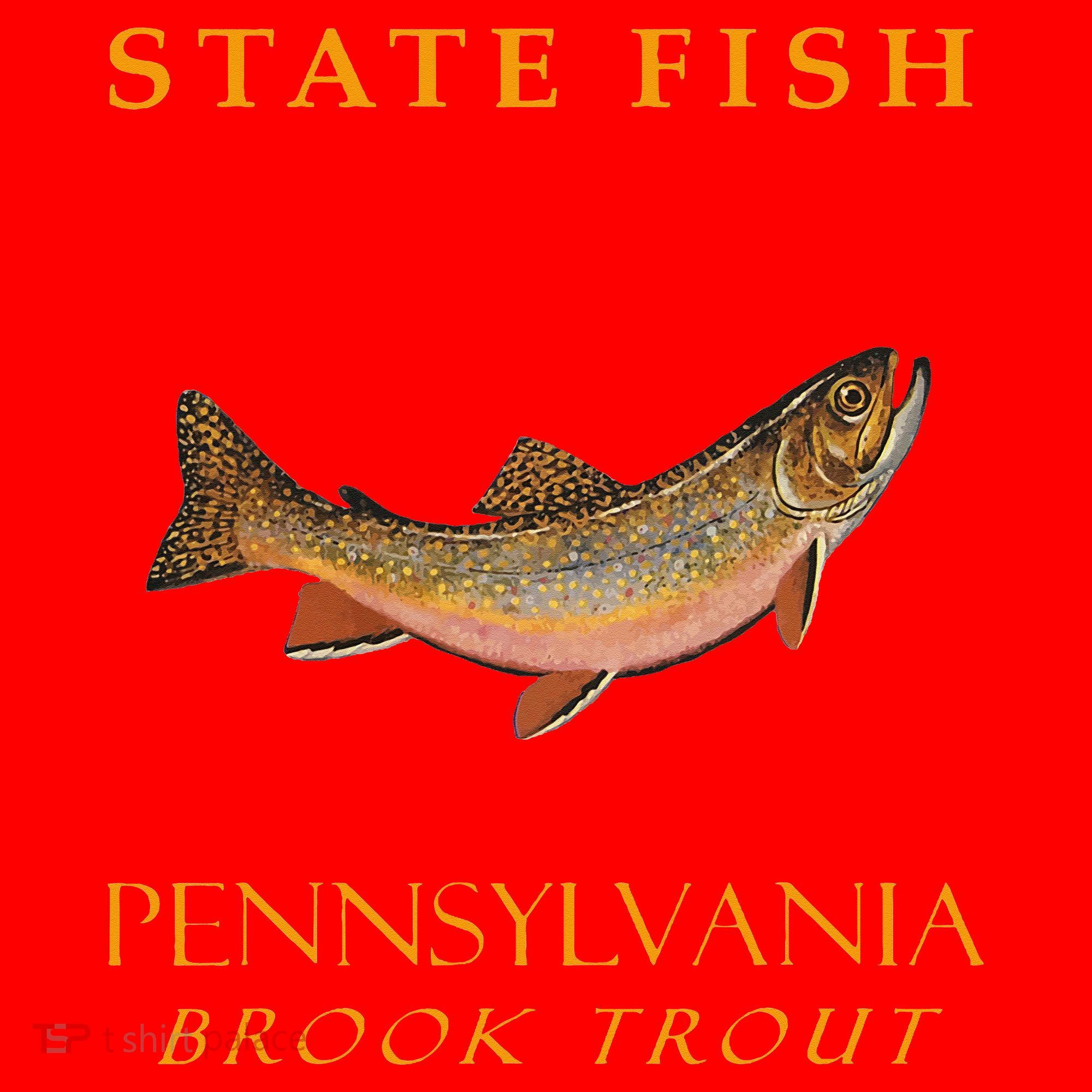 Pennsylvania Territory Game Fish The Brook Trout Santa Hat