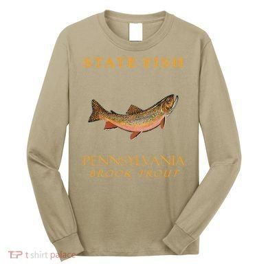 Pennsylvania Territory Game Fish The Brook Trout Long Sleeve Shirt