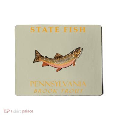Pennsylvania Territory Game Fish The Brook Trout Mousepad