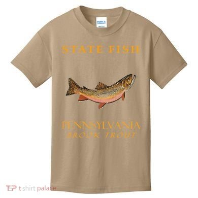 Pennsylvania Territory Game Fish The Brook Trout Kids T-Shirt