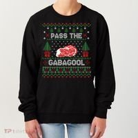 Pass The Gabagool Tacky Ugly Christmas Sweater Women's Sweatshirt thumb 0