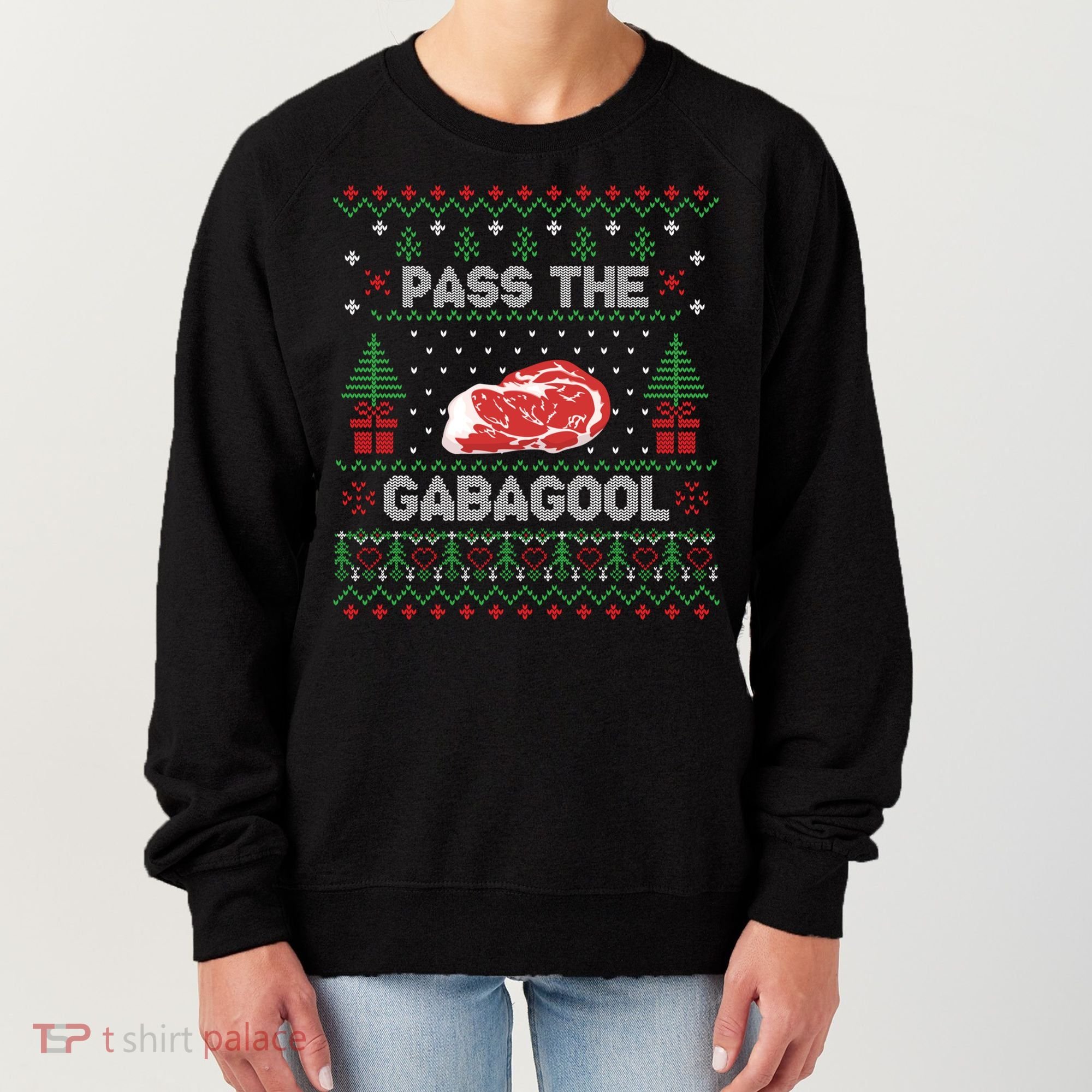 Pass The Gabagool Tacky Ugly Christmas Sweater Women's Sweatshirt