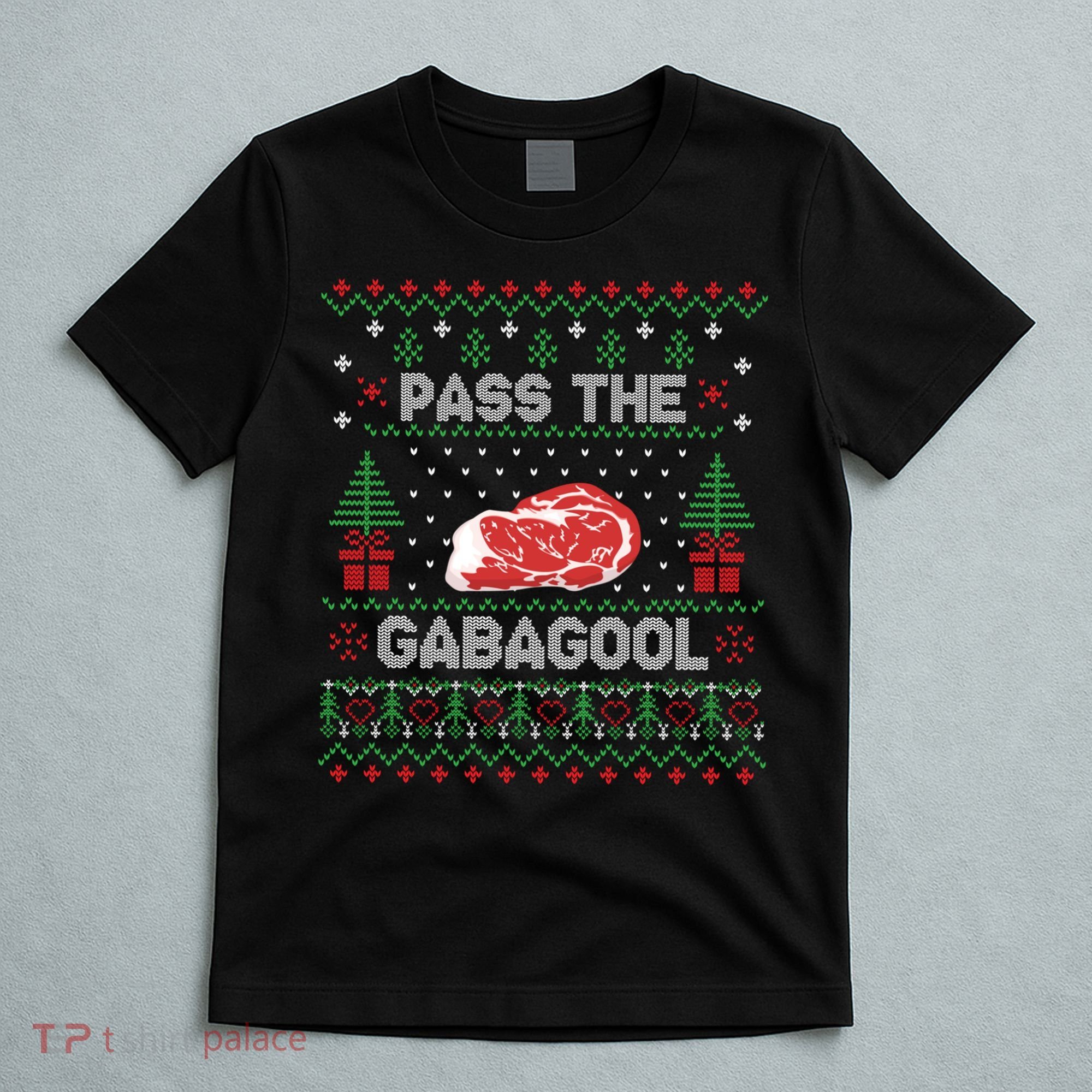 Pass The Gabagool Tacky Ugly Christmas Sweater T-Shirt