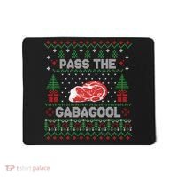 Pass The Gabagool Tacky Ugly Christmas Sweater Mousepad thumb 0
